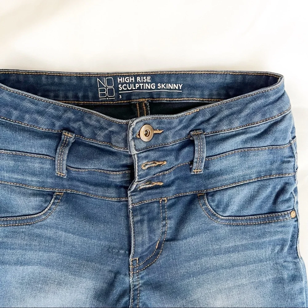 NOBO HIGH RISE SCULPTING SKINNY JEANS - Picture 3 of 5